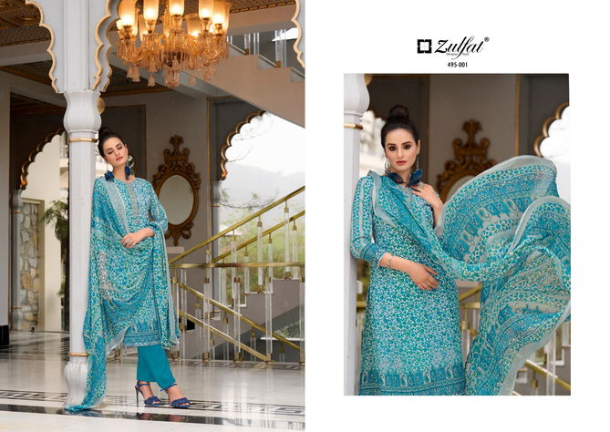 Kanikaari By Zulfat Cotton Dress Material Catalog